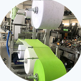 內置鼻梁條加真空棉口罩打片機